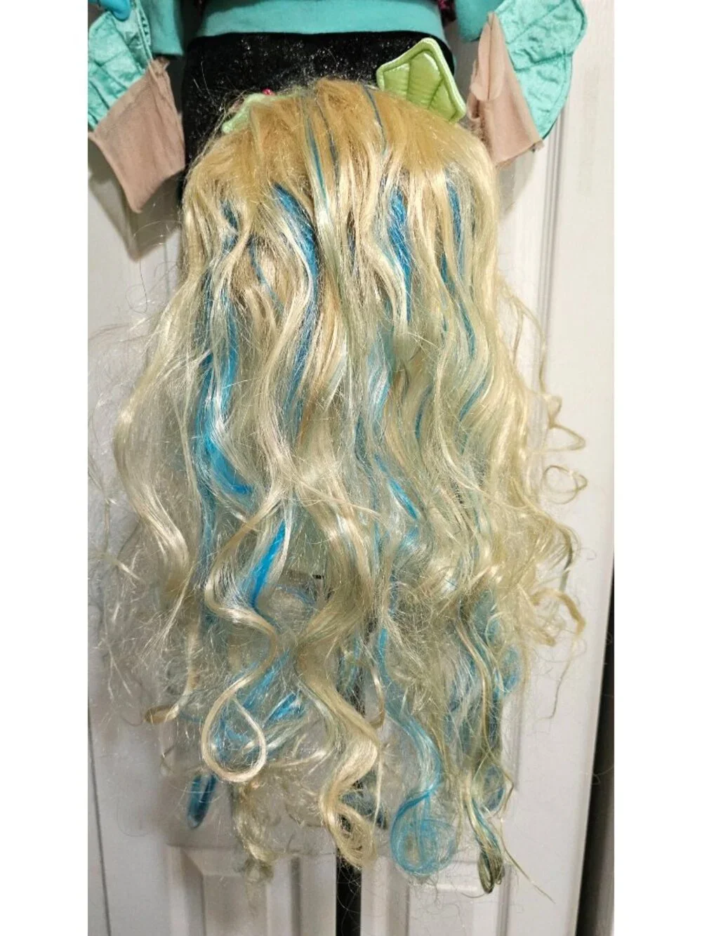 Monster High Blue Lagoona Costume Girl 4-6 Wig Jacket Fins Halloween Kids Rubies